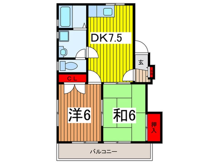 間取り図 サンハイム岸町