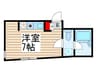 ゼフィ－ル大宮 1Rの間取り