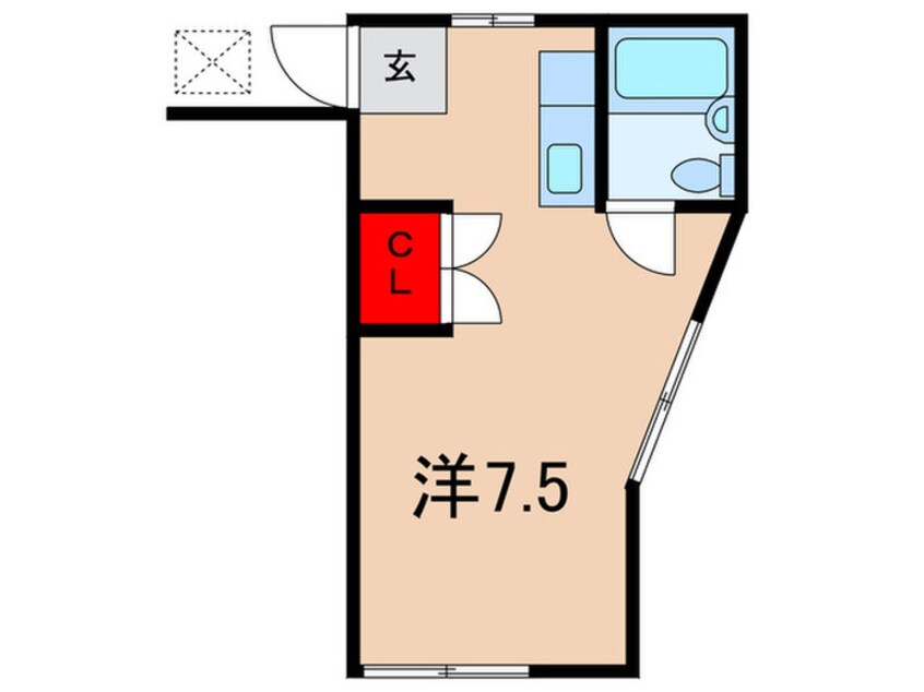 間取図 アサヒハイツ