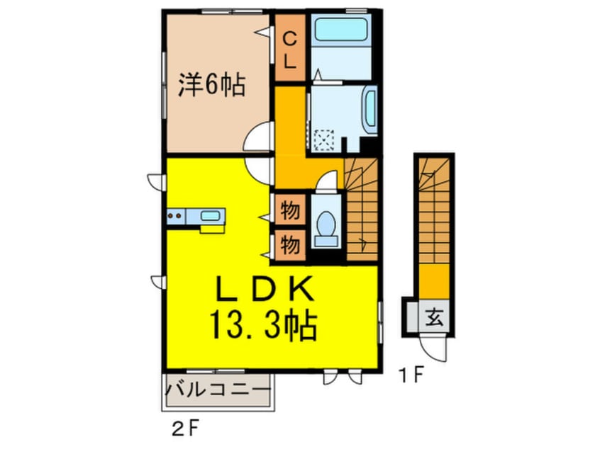 間取図 Ｆｅｌｉｃｉｏ　igusa