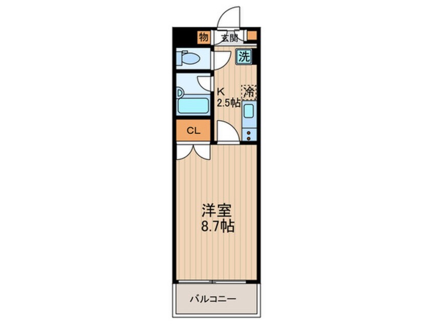 間取図 青横ハイツ