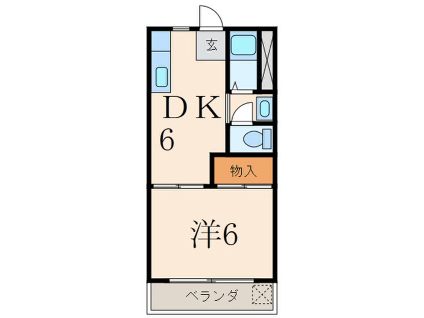 間取図 河野ハイム　No.1