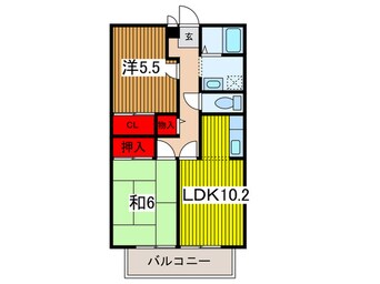 間取図 サンステート三橋