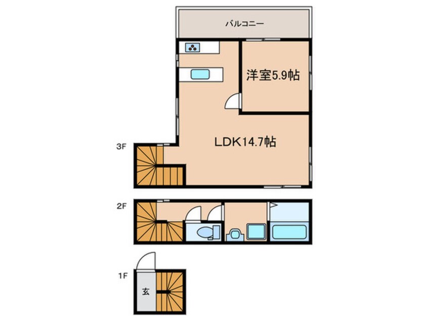 間取図 ランドフォレスト上十条