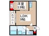 仮）ｼﾞｰﾒｿﾞﾝ狭山富士見ﾘｭﾐｴｰﾙ 1LDKの間取り