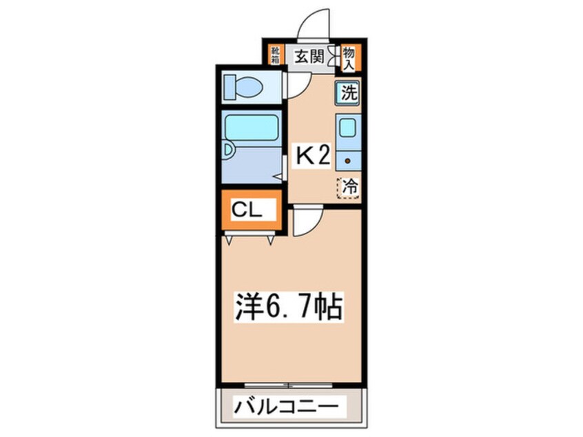 間取図 フレンズえびなアネックスＭ