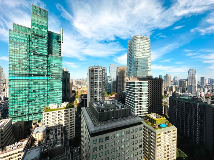 室内からの展望 麻布台ヒルズレジデンスB