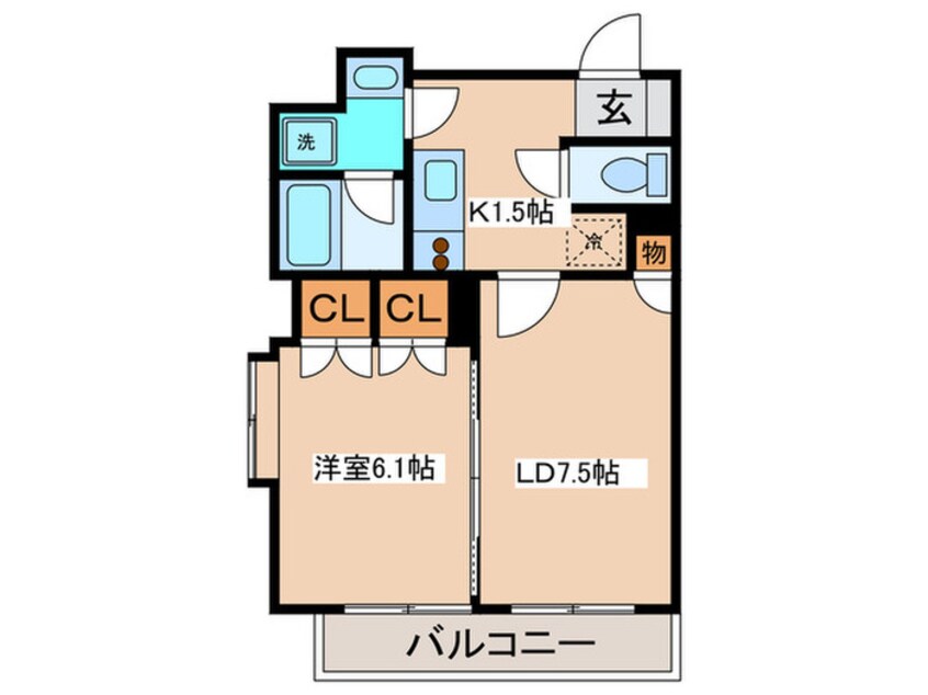 間取図 リバーレ池袋