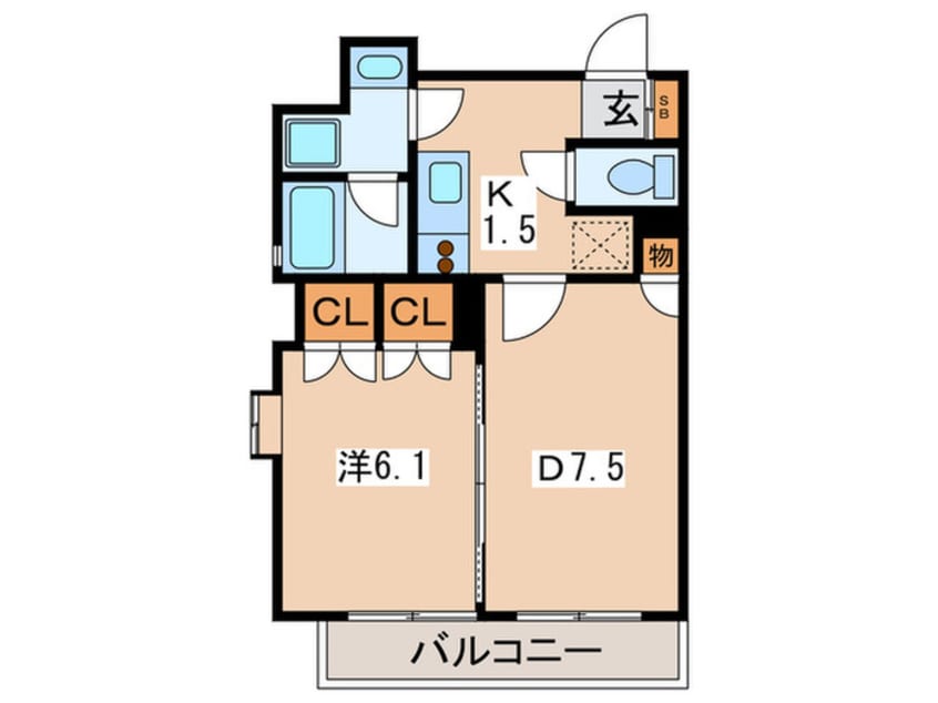 間取図 リバーレ池袋