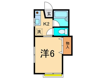 間取図 小崎アパ－ト５号棟