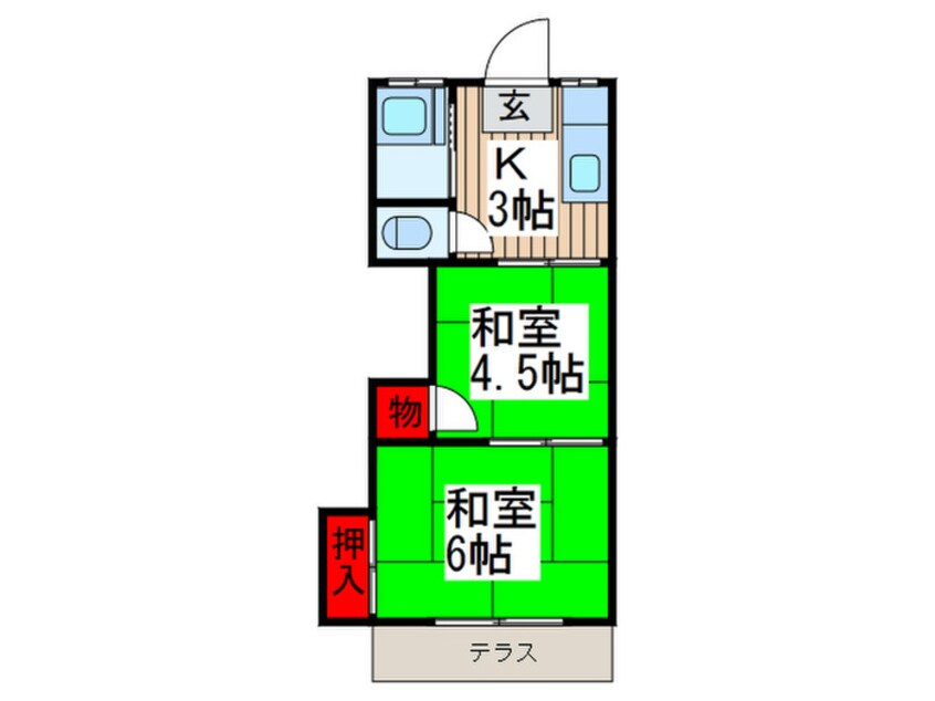 間取図 石栄コ－ポ　１号館