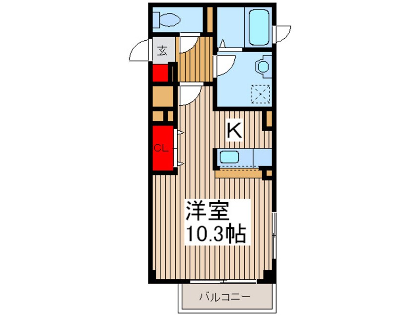 間取図 アンプルールフェールクローバー