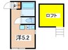 Ｇ・Ａヒルズ日吉・井田 1Rの間取り