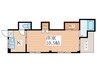 秋津マンション 1Kの間取り