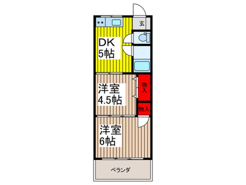 間取図 ﾀﾞｲｲﾁｺｳｷﾋﾞﾙ