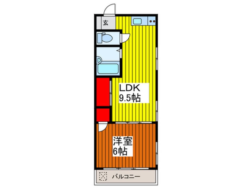 間取図 ﾀﾞｲｲﾁｺｳｷﾋﾞﾙ