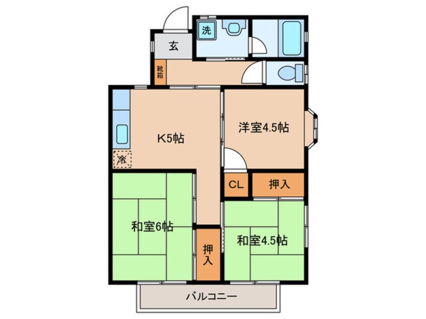 間取図 小川ハウス第２