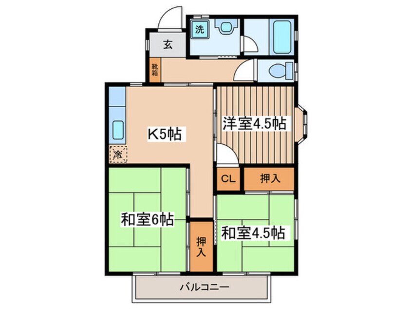 間取図 小川ハウス第２