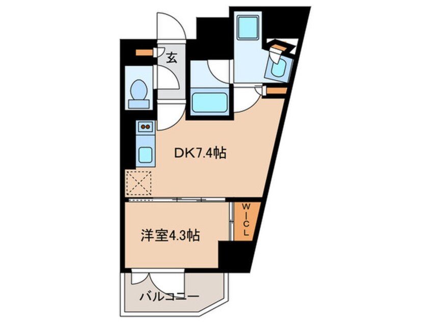 間取図 ザ・パークハビオ南大井