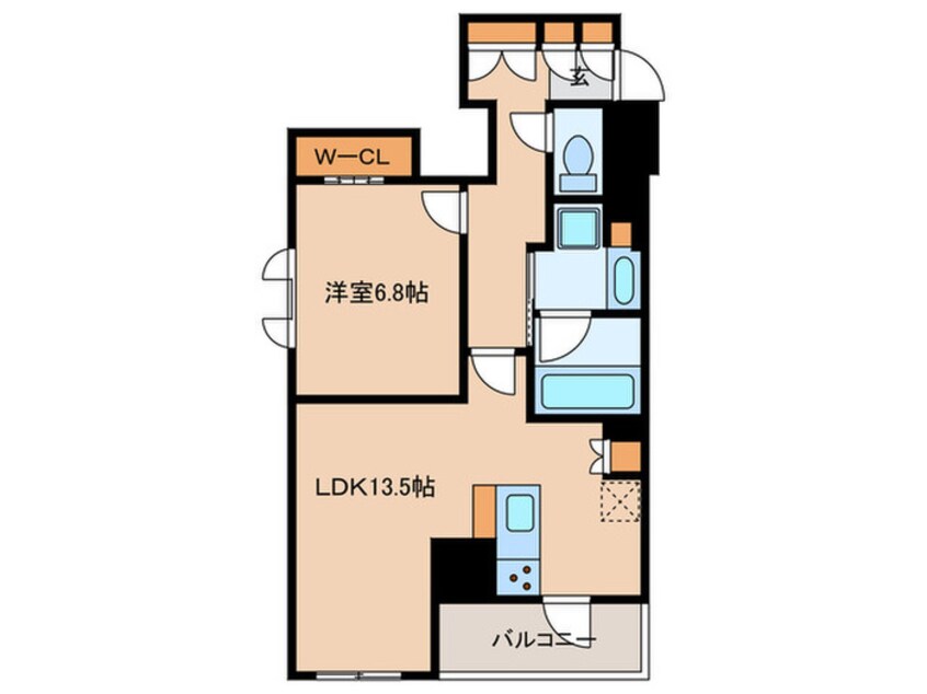 間取図 ザ・パークハビオ南大井