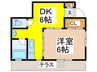 プルミエ荻窪 1DKの間取り