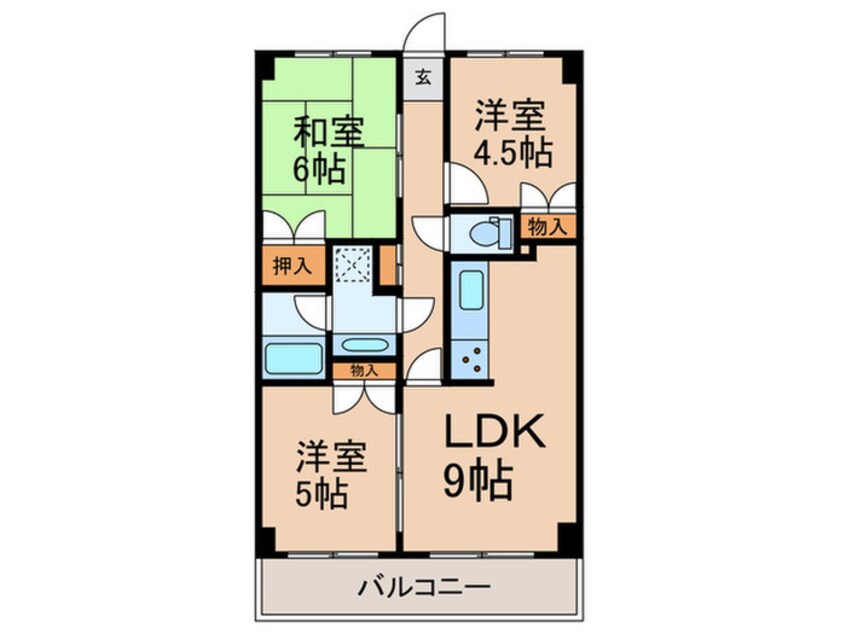 間取図 ロイヤルマリ－ンハイム