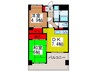 マルジューマンション 2DKの間取り