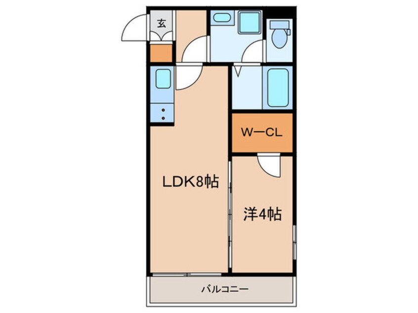 間取図 アトリオフラッツ奥沢