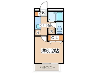 間取図 クレール赤堤