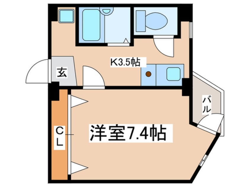 間取図 ラ・フル－ル芹ヶ谷