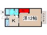 eightree 1Kの間取り