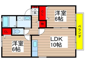 間取図 オアシスタナカ