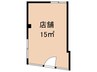 第二三田荘 1Rの間取り