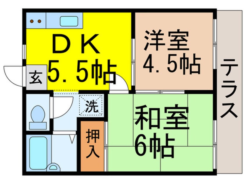 間取図 メゾン・エスポワ－ル