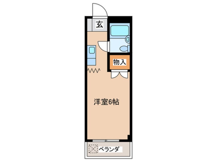 間取図 メゾンリバーサイド