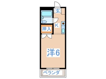 間取図 メゾンリバーサイド