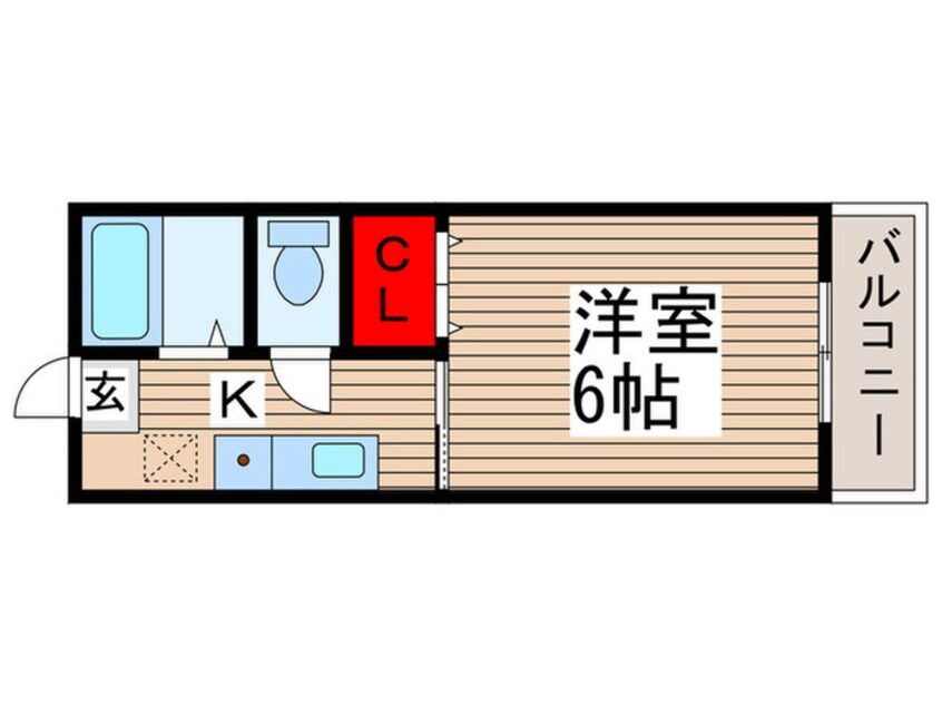 間取図 メゾンオ－キスA