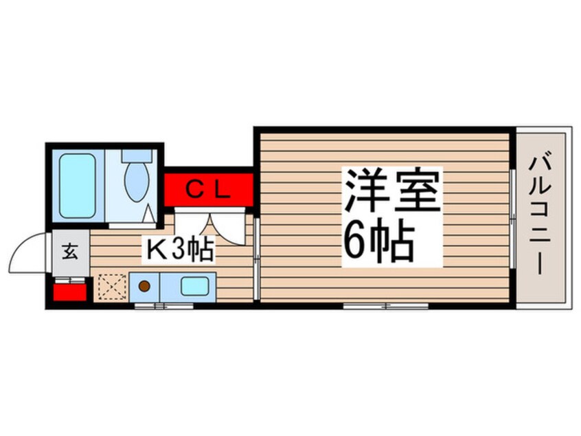 間取図 メゾンオ－キスA
