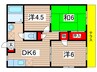 ラフォーレ・京Ａ 3DKの間取り