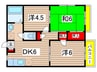 ラフォーレ・京Ａ 3DKの間取り