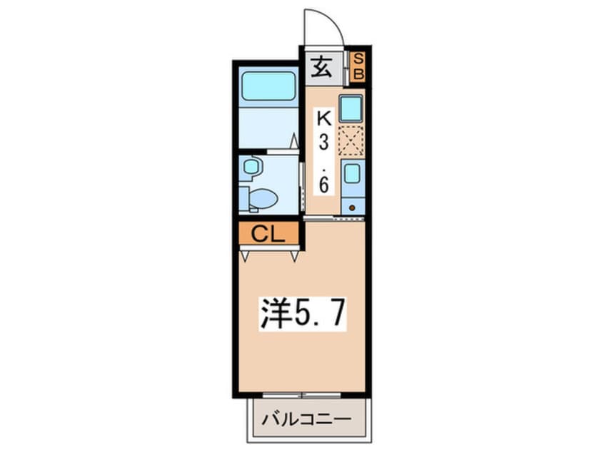 間取図 ヴェラハイツ白楽
