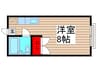 ピアナカヤマ 1Rの間取り
