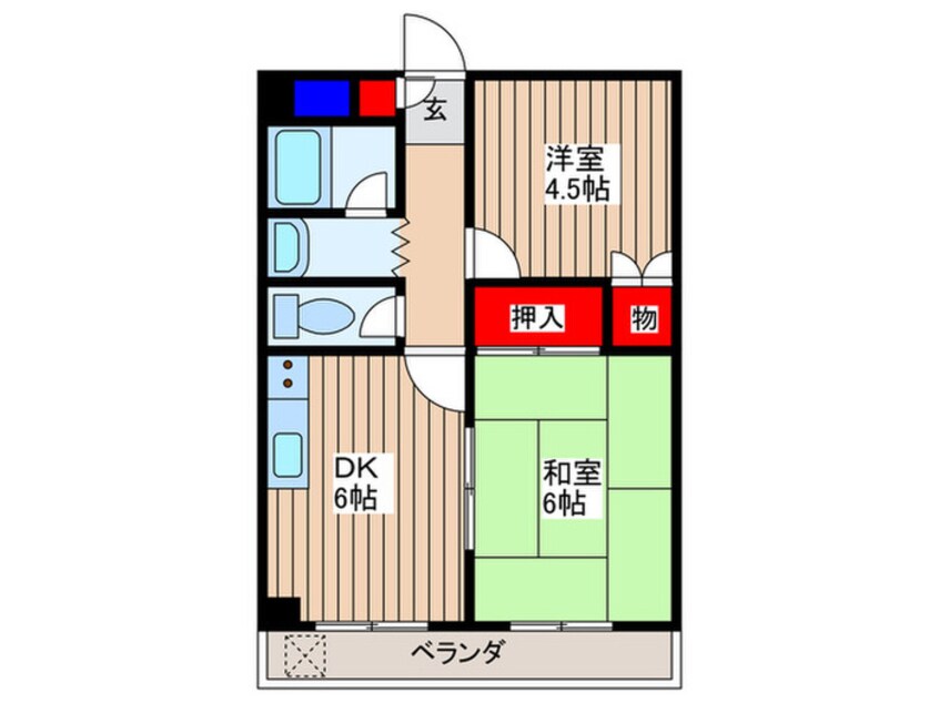 間取図 ＦＩＮＥ　ＬＩＦＥ赤塚