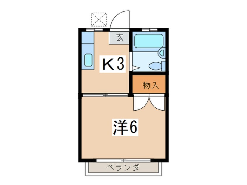 間取図 ハイツヨネカワ