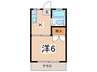 ハイツヨネカワ 1Kの間取り