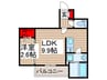 ＫＬＥＩＳ北上尾Ⅲ 1LDKの間取り