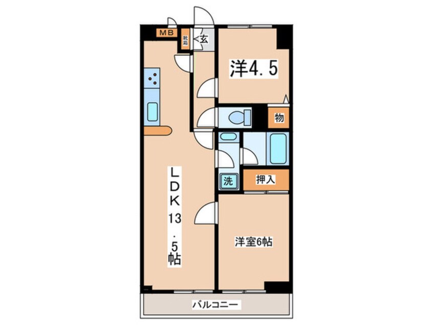 間取図 リレント相武台