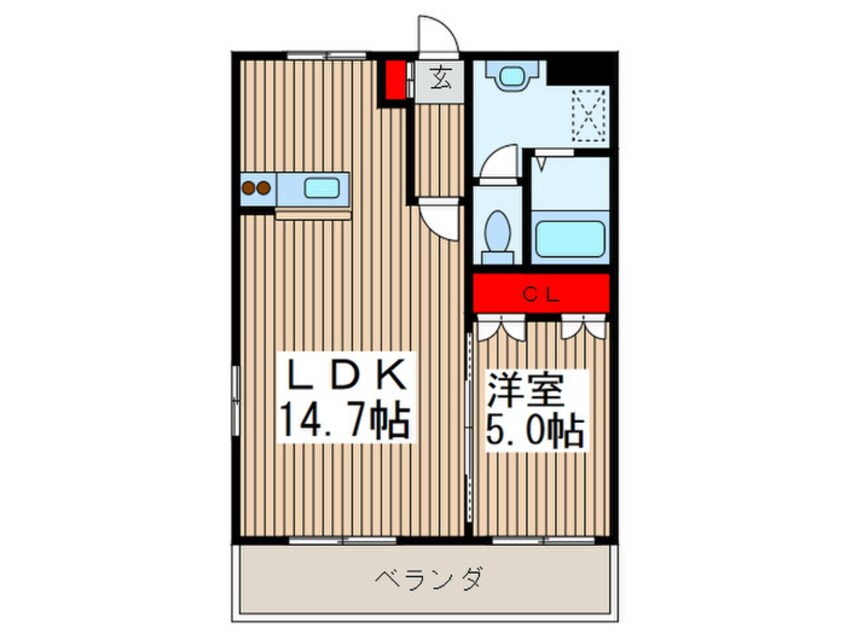 間取図 Ｅｓｐｏｉｒ　ｈｉｌｌｓ