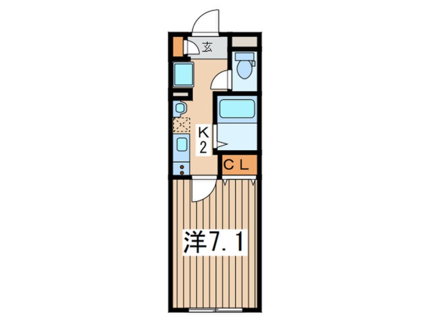 間取図 ヒルコート万騎が原