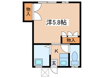 間取図 第二千草ハイツ